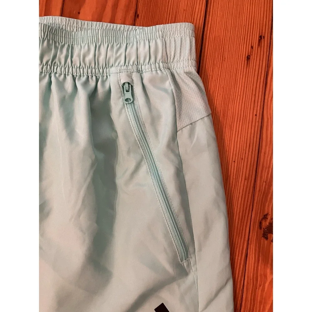Adidas Aeroready Training Shorts Size Small S‎ Logo Mint Green activewear